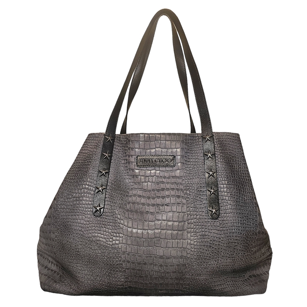 JIMMY CHOO LEATHER TOTE - Picture 2 of 12